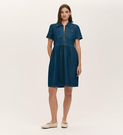 Donnie Indigo Denim Short Dress