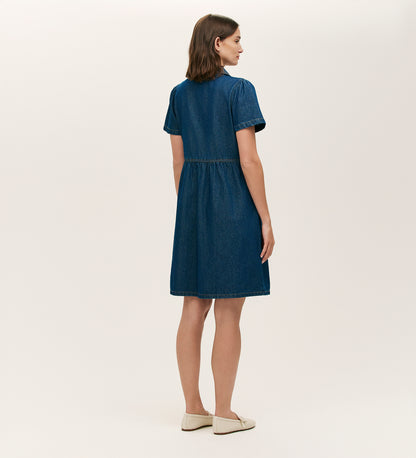 Donnie Indigo Denim Short Dress