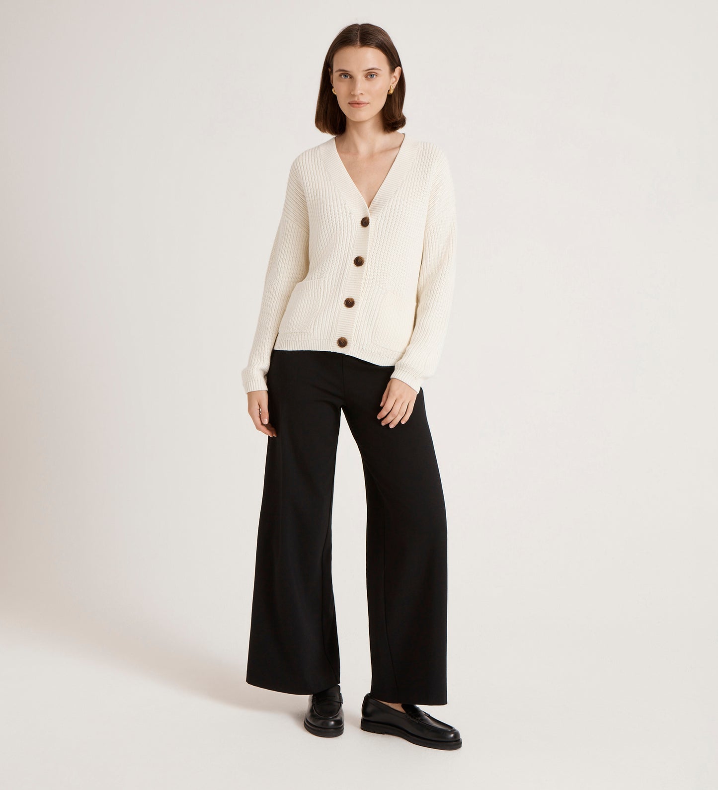 Estella Ivory Knitted Cardigan