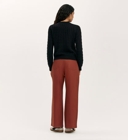 Frida Black Knitted Jumper