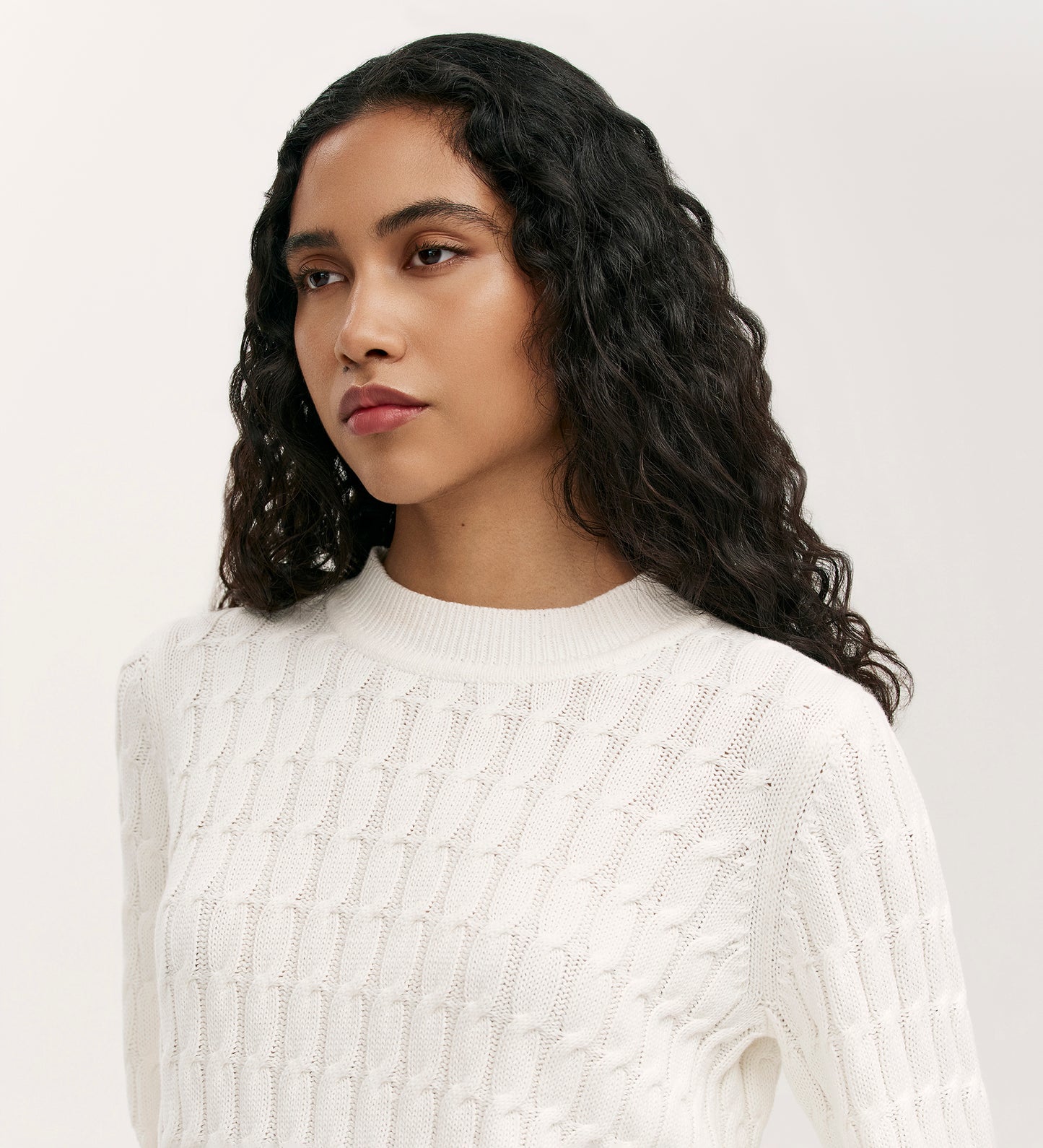 Frida Ivory Knitted Jumper