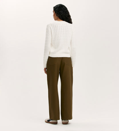 Frida Ivory Knitted Jumper