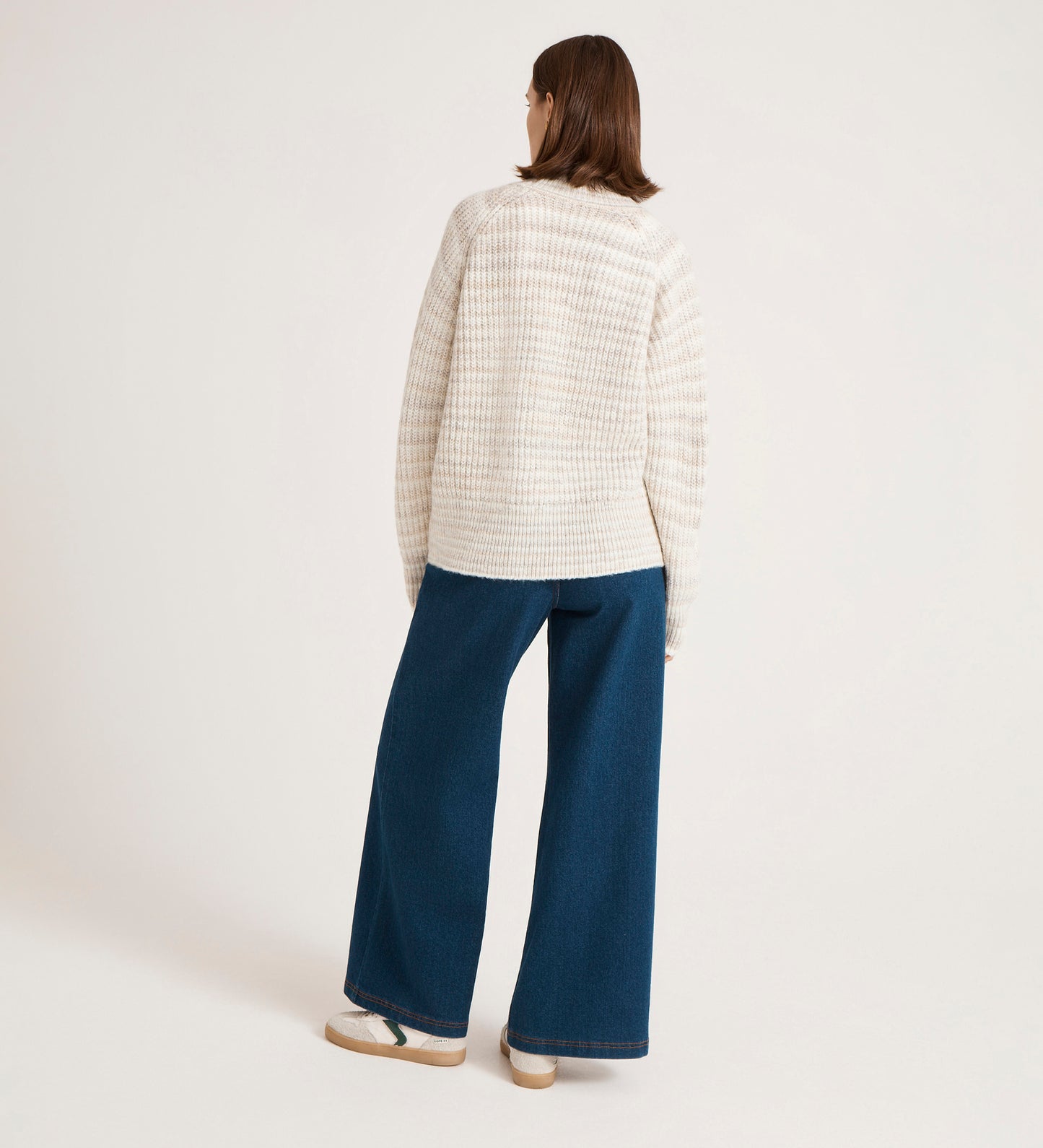 Helen Ivory Stripe Knitted Jumper
