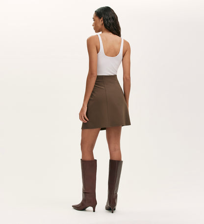 Helia Mole Ponte Jersey Midi Skirt