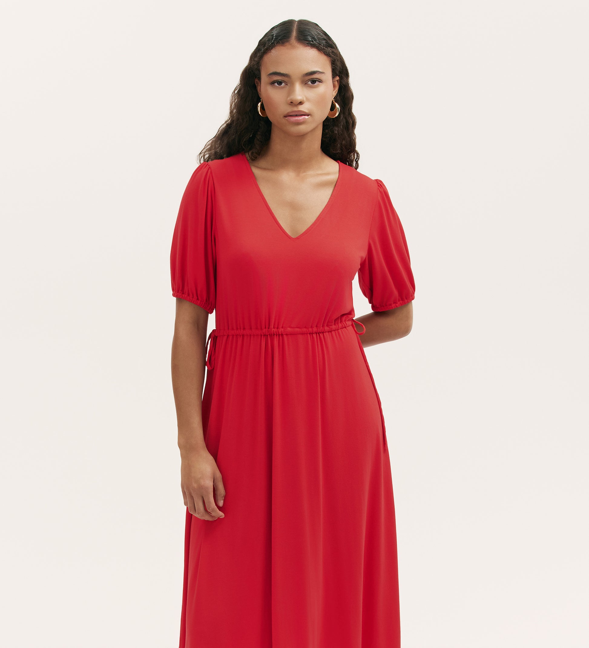 Hessa Red Jersey Midi Dress Finery London Hessa Red Jersey Midi Dress Finery London