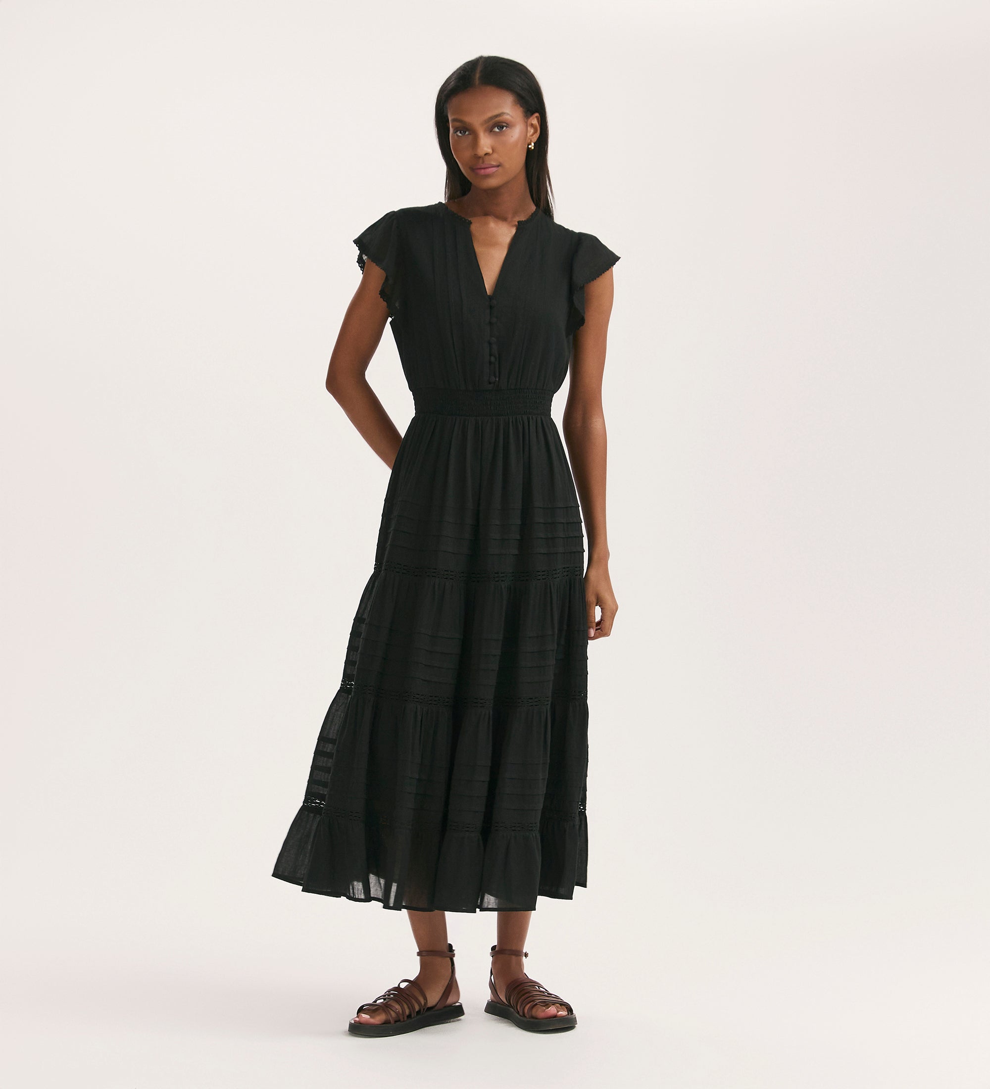 Frida Crepe Mini Dress - Dark Navy main image 1