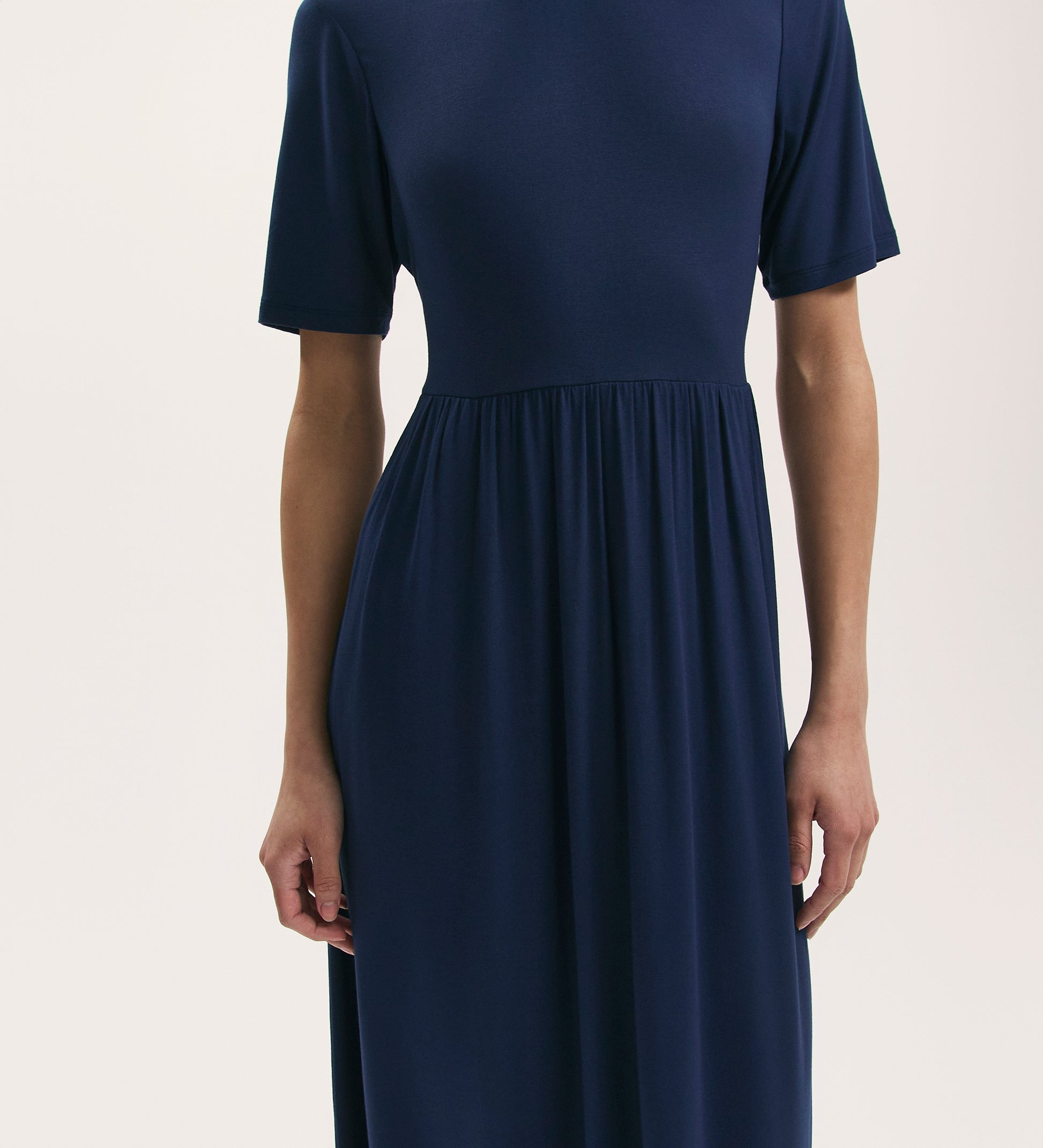 Kathryn Navy Jersey Midi T-Shirt Dress Finery London Kathryn Navy Jersey Midi T-Shirt Dress Finery London