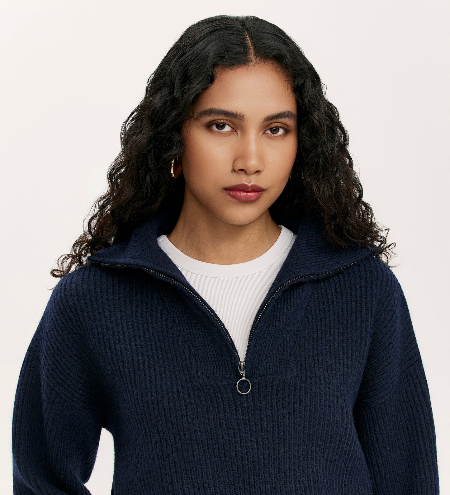 Maddy Navy Knitted Jumper