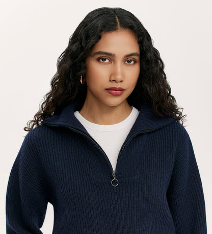 Maddy Navy Knitted Jumper