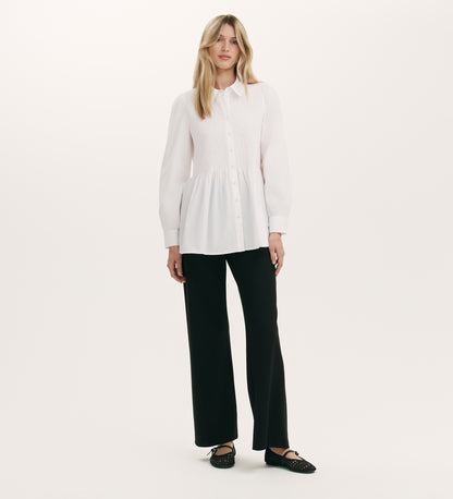 Melissa White Cotton Shirt