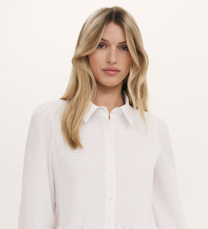 Melissa White Cotton Shirt