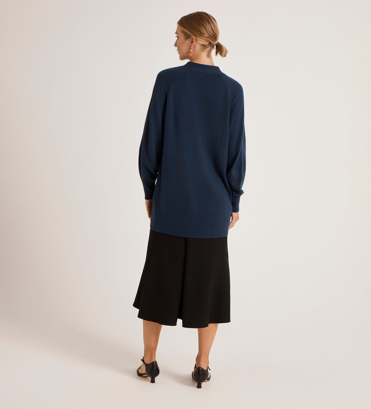 Mila Navy Knitted Cardigan