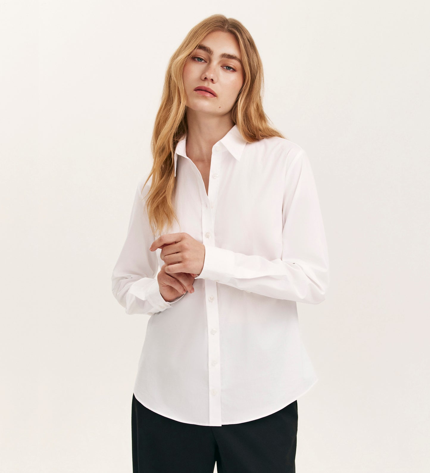 Molly White Cotton Shirt