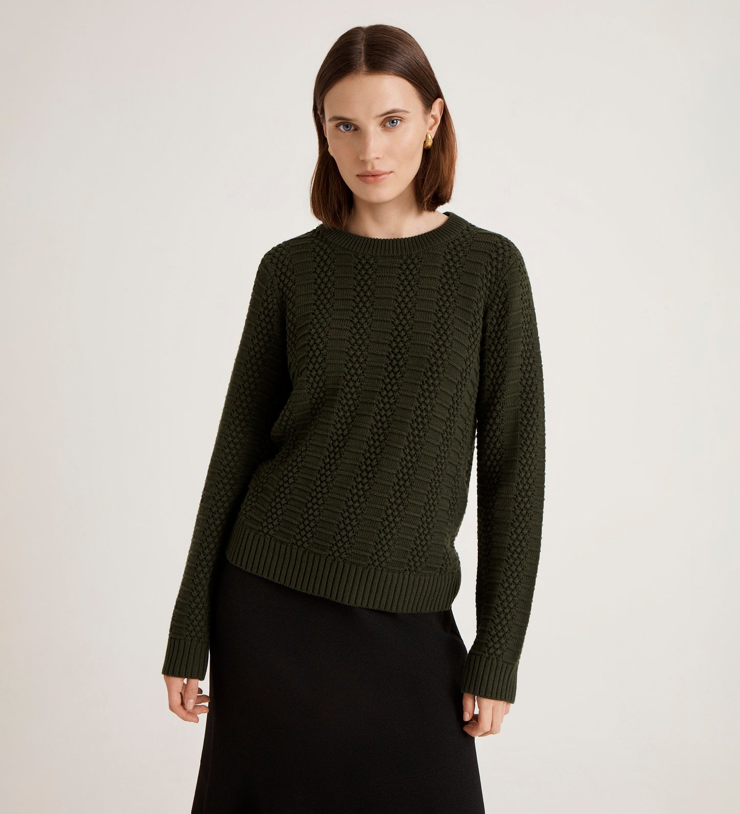 Nova Green Knitted Jumper