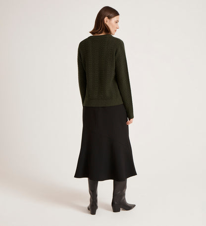 Nova Green Knitted Jumper