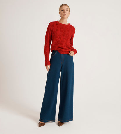 Nova Red Knitted Jumper