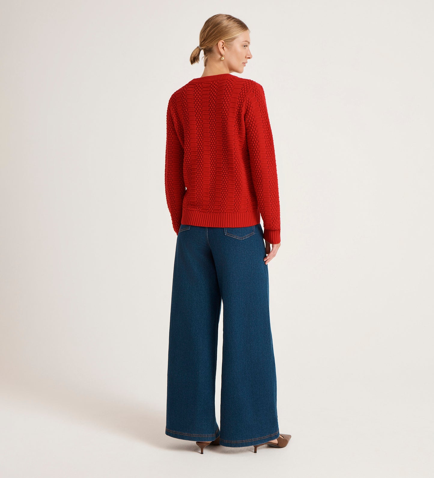 Nova Red Knitted Jumper