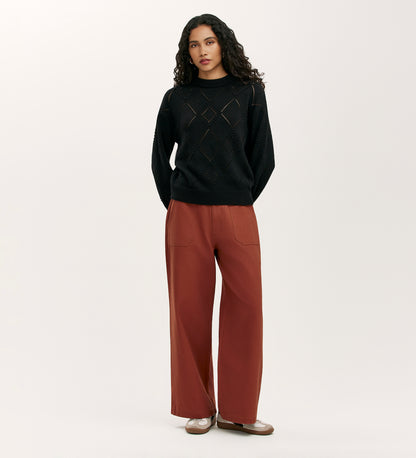 Odette Black Knitted Jumper