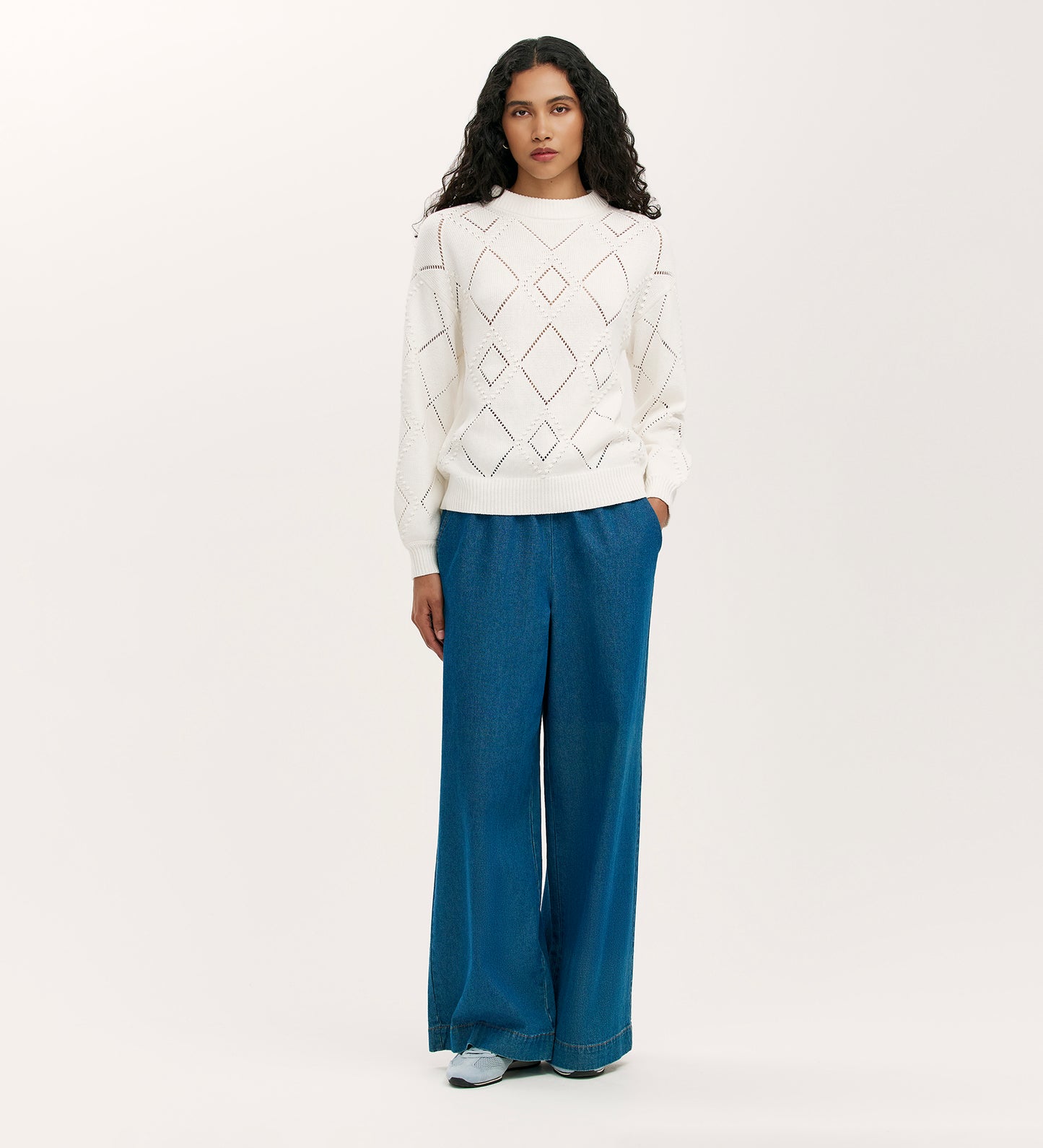 Odette Ivory Knitted Jumper