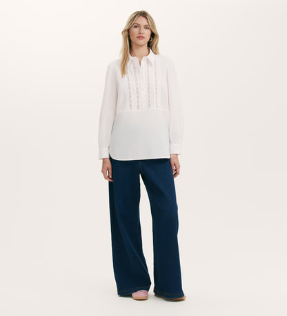 Remy White Cotton Shirt