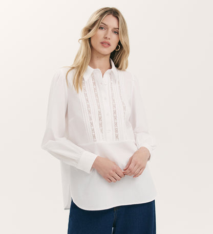 Remy White Cotton Shirt