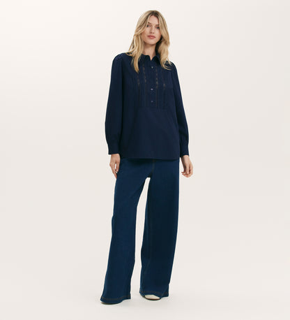 Remy Navy Cotton Shirt