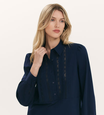 Remy Navy Cotton Shirt