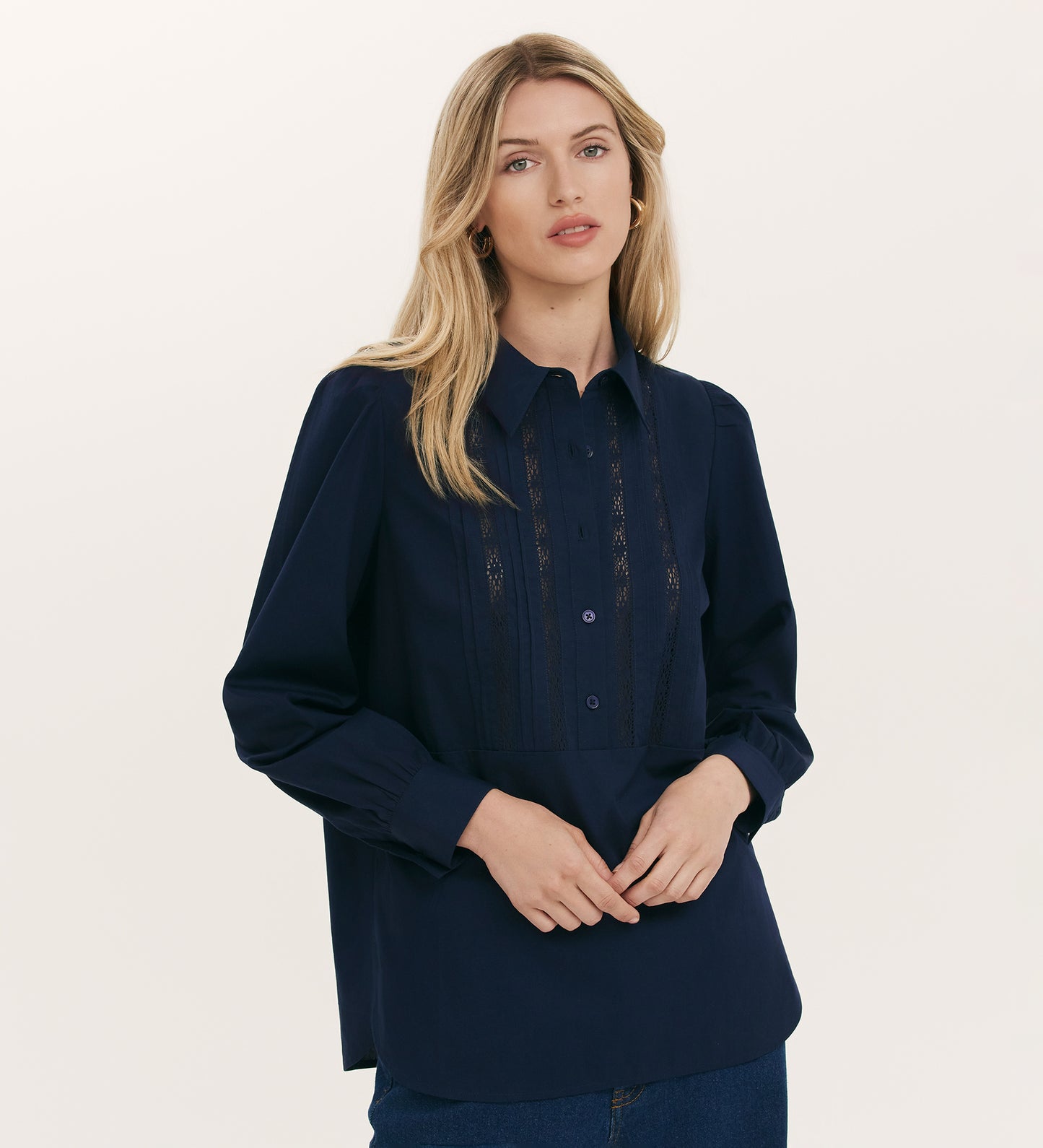 Remy Navy Cotton Shirt