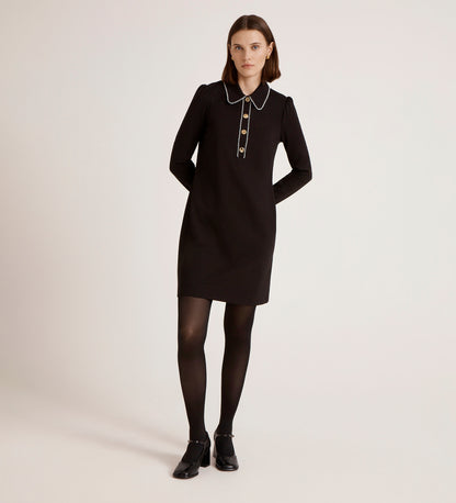 Ronnie Black Ponte Jersey Mini Dress