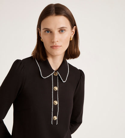 Ronnie Black Ponte Jersey Mini Dress