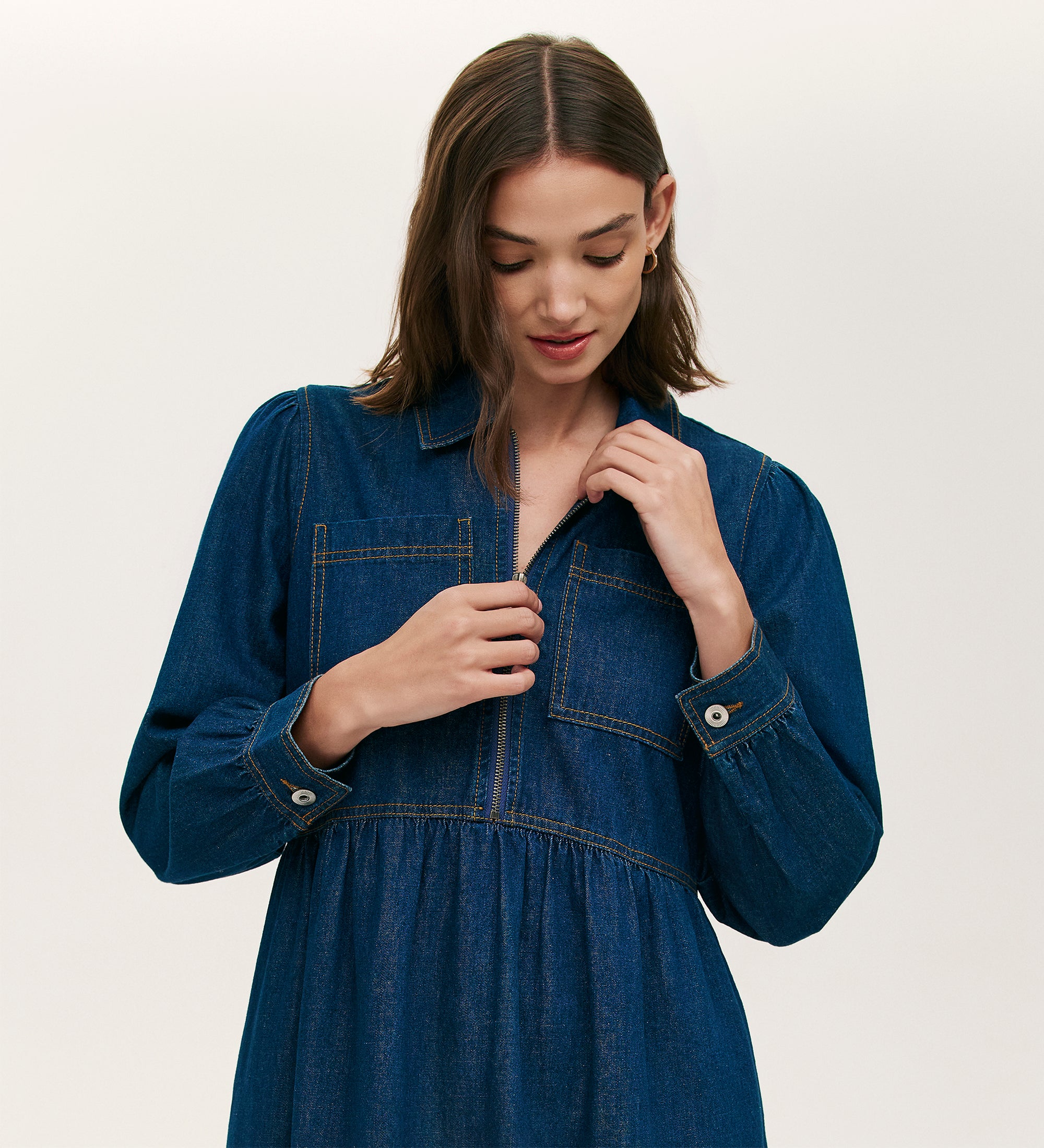 ワンピース bibiy. ROXY DENIM DRESS BIBIY. MADE | ROXY DENIM DRESS｜Bibiy.