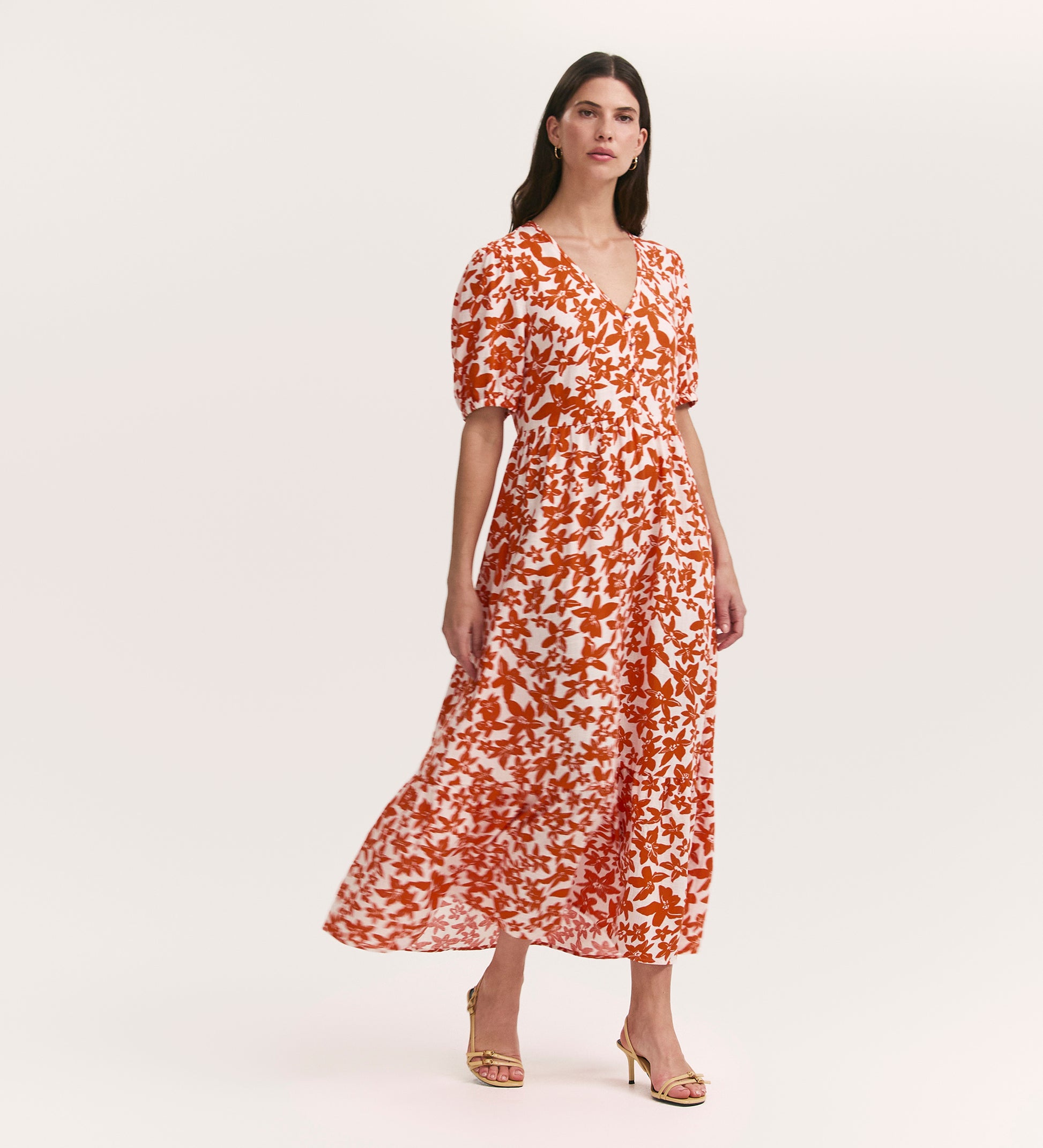 sabina orange flower print dress Orange Multi Floral Halter Mini Dress | Womens | X-Large (Available in XS, S, M, L) | 100% Polyester