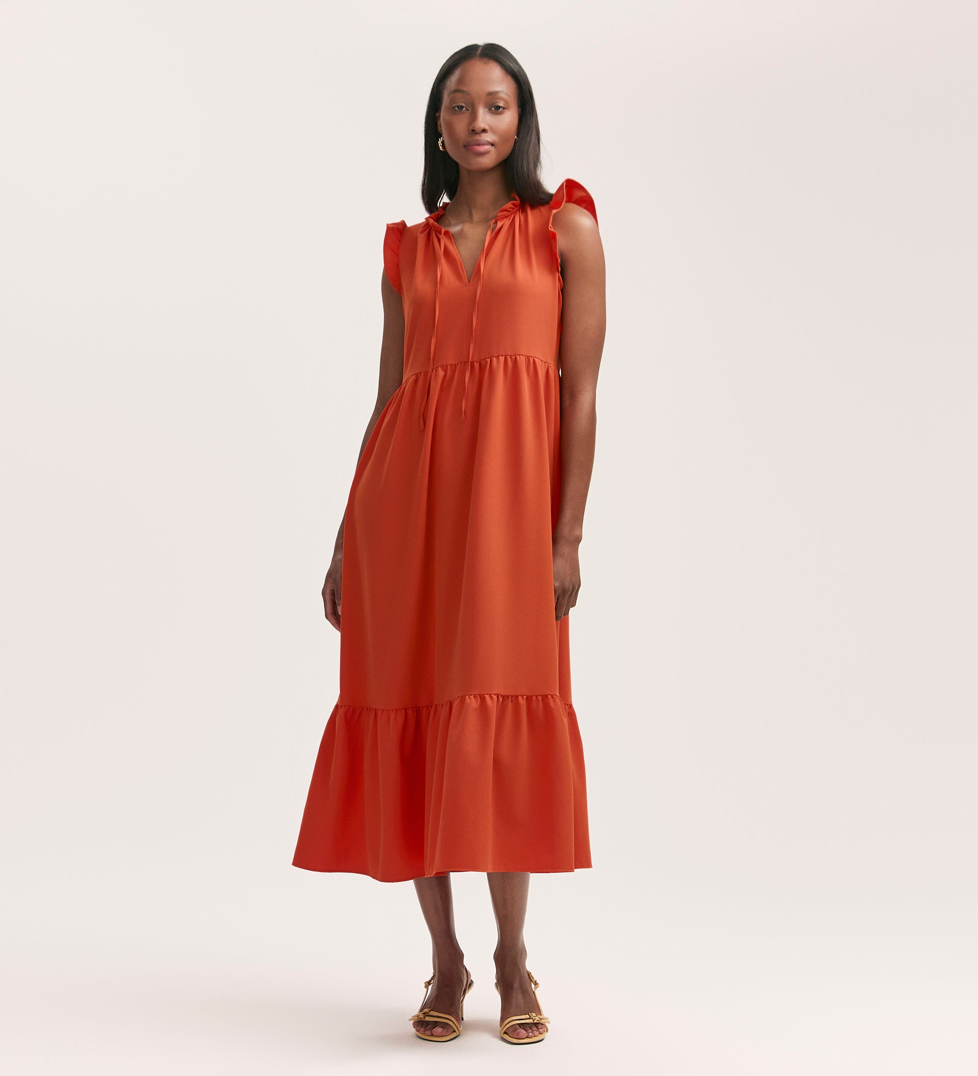 reformation embry dress in orange grove Rent Embry Dress - Orange Grove - Reformation