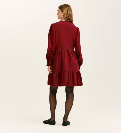 Verona Rust Corduroy Short Dress