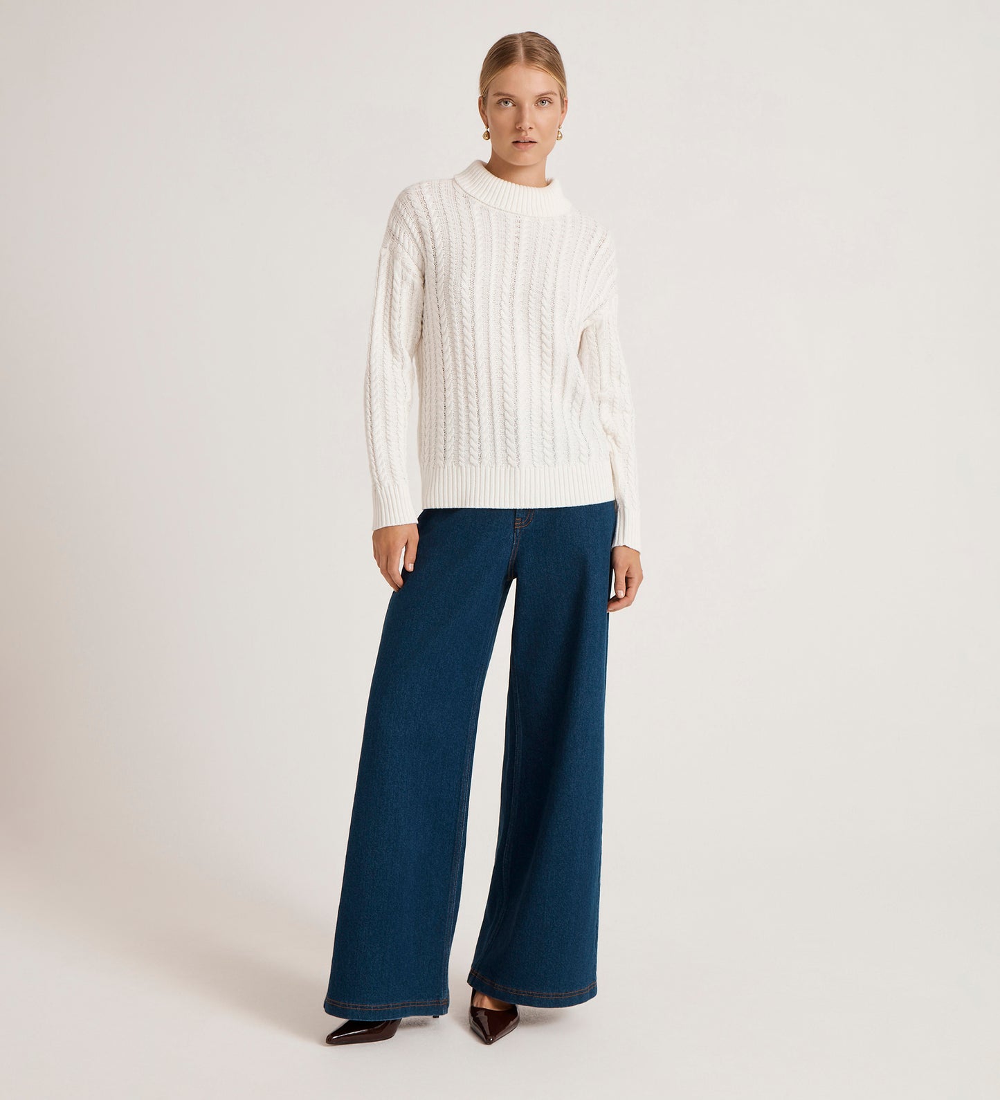 Viviana Ivory Knitted Jumper