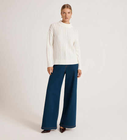 Viviana Ivory Knitted Jumper