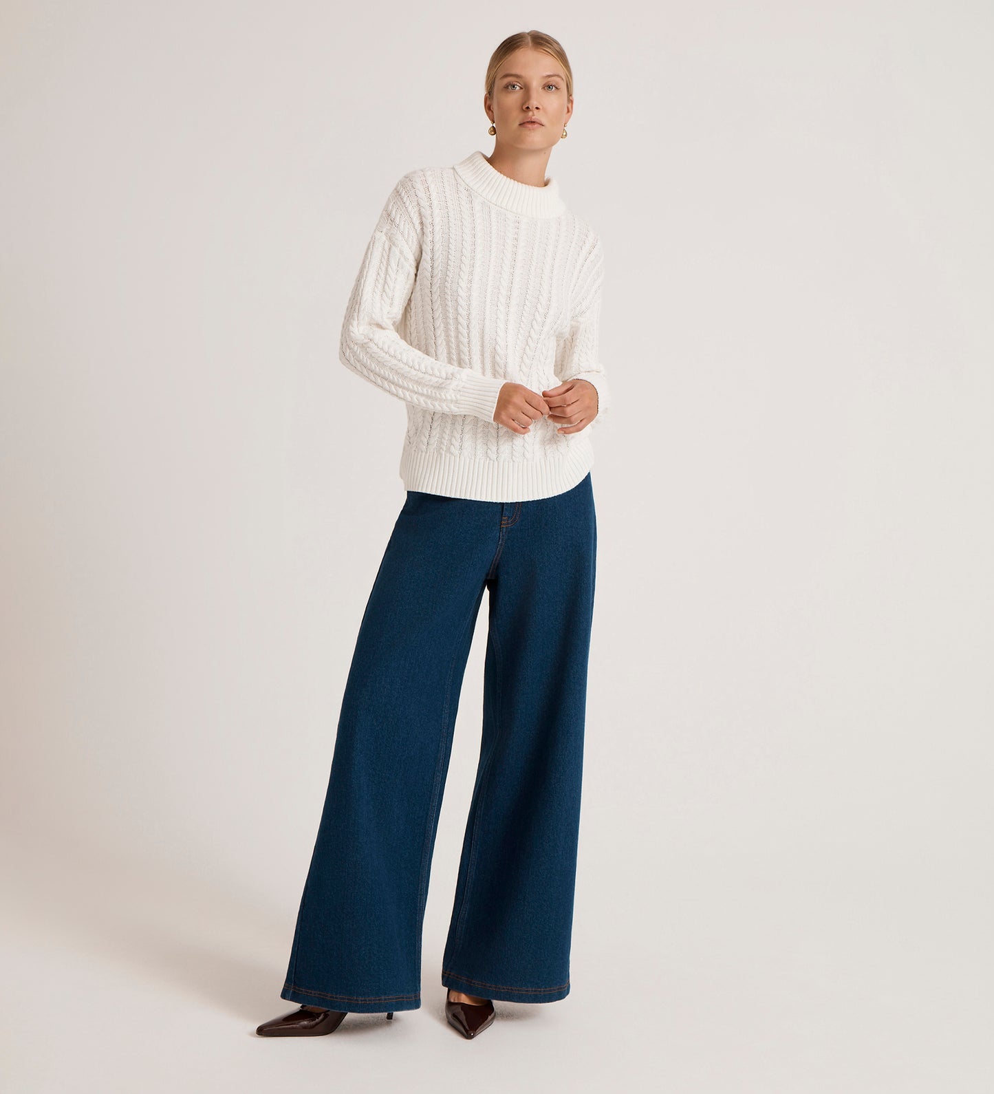 Viviana Ivory Knitted Jumper