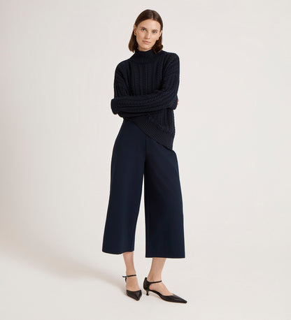 Viviana Navy Knitted Jumper