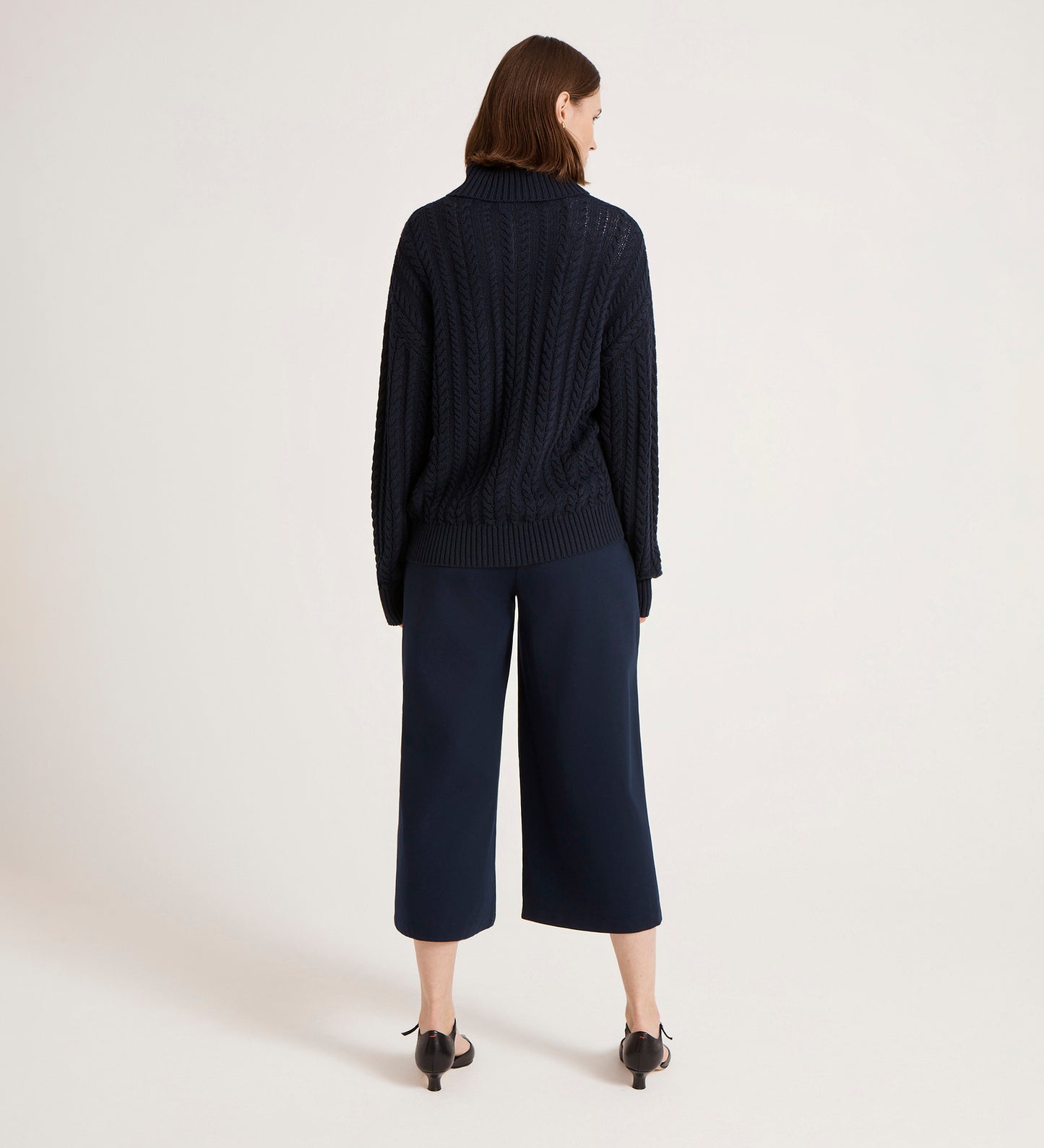 Viviana Navy Knitted Jumper