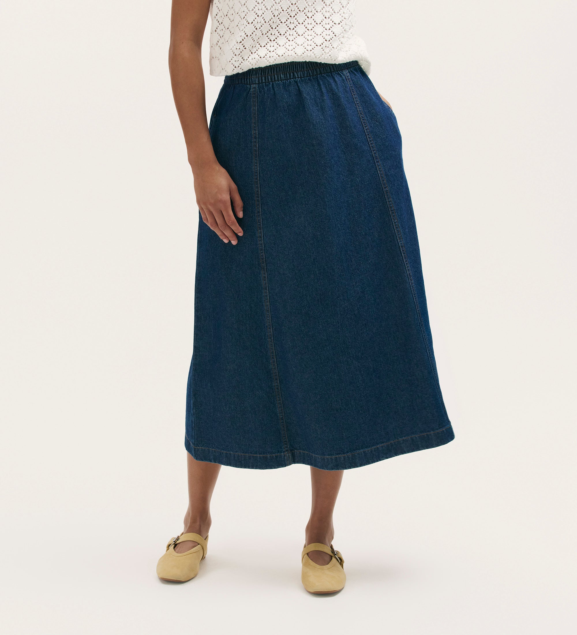 Winona Indigo Denim Skirt – Finery London