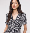 Uma Black Floral Belted Wide Leg Jumpsuit